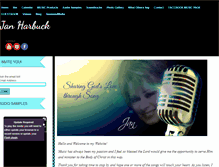 Tablet Screenshot of janharbuckmusic.com